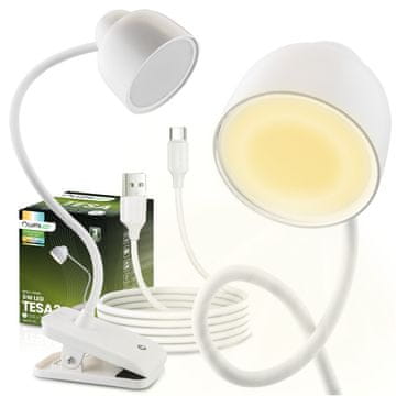 LUMILED LED stolna lampa 5W cct školska lampa za crtanje tesa 2 bijela lumiled
