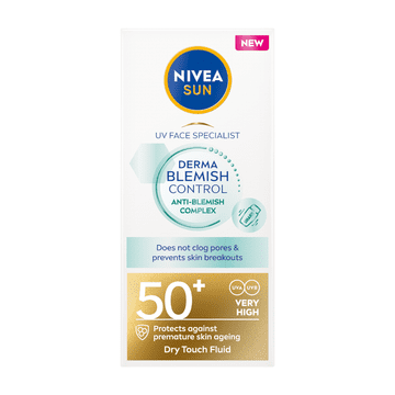 BEIERSDORF Nivea sun zaštitna krema za lice Derma Skin Clear SPF50+ 40 ml