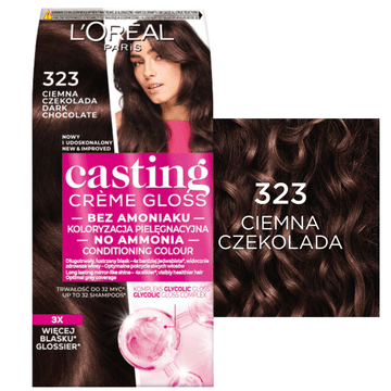 L’Oréal L'Oréal Paris Casting Creme Gloss 323 Tamna čokolada