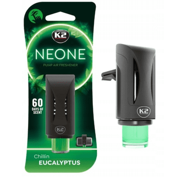 K2 V374 neone Chillin eukaliptus miris za ventilacijske otvore s pumpicom