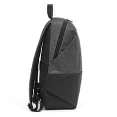 Jumi Crno/sivi urbani putni ruksak za 15,6" laptop, dovoljno prostran za avion