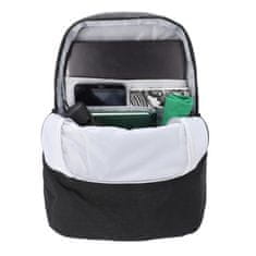 Jumi Crno/sivi urbani putni ruksak za 15,6" laptop, dovoljno prostran za avion