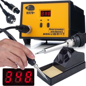 Rosfix 937D+ 60W lemna stanica s LCD zaslonom 200-480°C