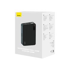 BASEUS 3u1 Auto Starter 1200A + Powerbank 7200mAh + LED Svjetiljka - Crni