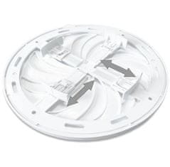 airRoxy OKRUGLA VENTILACIJSKA REŠETKA, ZATVARAJUĆA, PODESIVA, 80-150 MM, BIJELA - RX 02-325