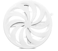 airRoxy OKRUGLA VENTILACIJSKA REŠETKA, ZATVARAJUĆA, PODESIVA, 80-150 MM, BIJELA - RX 02-325