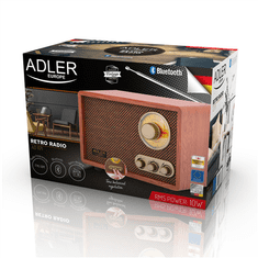 Adler | 1171. n.e. | 10 W | Smeđi | Retro radio