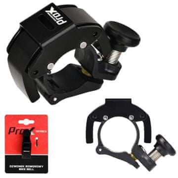 PROX Zvonce za bicikl CES BELL 28 CRNI ALUMINIJ