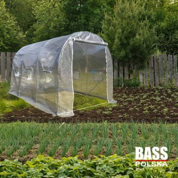 Bass Polska Vrtni tunel od folije 300 x 200 x 200 cm, sivi UV 12