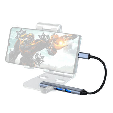 Priključna stanica HUB adapter USB-C priključak 4x USB 3.0 5Gbps OTG razdjelnik