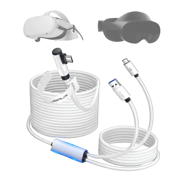 JSAUX kabel za OCULUS SteamVR QUEST QUEST 2 QUEST 3 THICK WEAVE 5m
