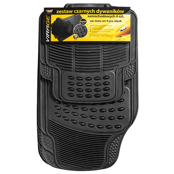 AMTRA Virage - Set od 4 crne auto prostirke