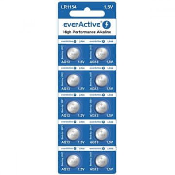 LR44 10BL Everactive LR1154 AG 13