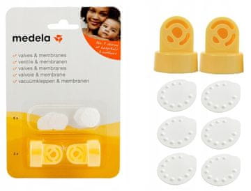 Medela Medela set. 2 ventila + 6 SO-membrana