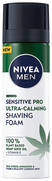 BEIERSDORF Nivea men sensitive pro pjena za brijanje s ultra umirujućim učinkom, 200 ml