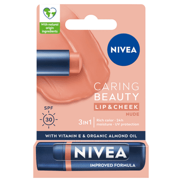 BEIERSDORF Nivea Caring Beauty 3u1 ruž za usne s nijansom 4,8 g