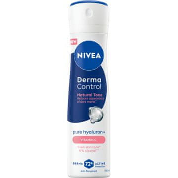 BEIERSDORF Nivea Derma Control Natural Tone antiperspirant sprej 150 ml