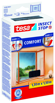 BEIERSDORF Tesa MN comfort prozorska traka 1,3 x 1,5 crna