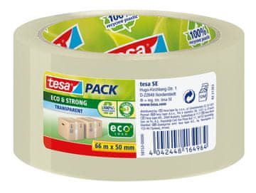 BEIERSDORF Tesa tesapack Eco & Strong 66m:50mm transp.