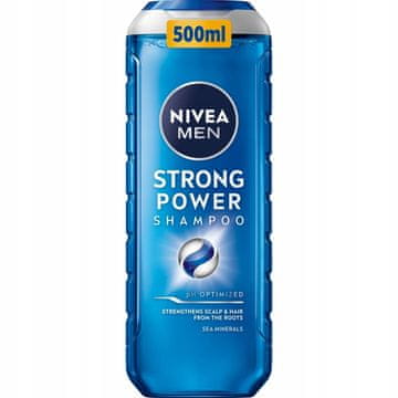 BEIERSDORF Nivea men Strong Power šampon za jačanje kose 500 ml