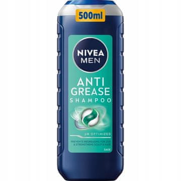 BEIERSDORF Nivea men šampon protiv masnoće 500 ml
