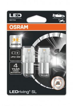 Osram Osram LED Premium New P21/5W Amber