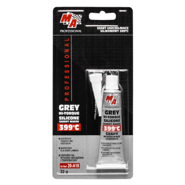 AMTRA MA professional - Sivi silikonski brtvilo 399°C - 32 g "bez octene kiseline"