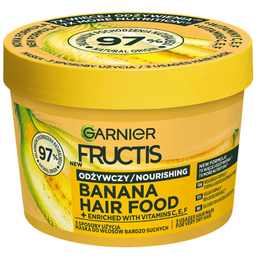 L’Oréal Garnier Fructis maska za kosu s okusom banane za suhu i oštećenu kosu 400 ml