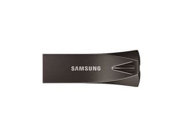 Samsung BAR Plus USB stick, 128 GB, USB 3.1 400 MB/s, sivi