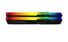 Kingston 16 GB DDR5 5600 FURY Beast RGB RAM, komplet 2x8 GB, CL40, DIMM