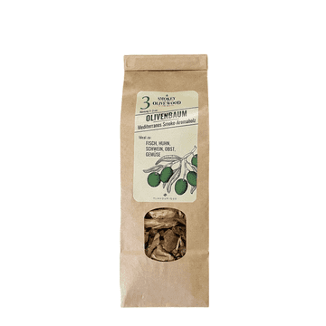 Nikcorp Strugotine za roštilj i dimljenje Smokey Olive Wood maslinovo drvo aromatične 500 g, veličina 2-3 cm za gust dim, univerzalno za roštilj i dimilicu