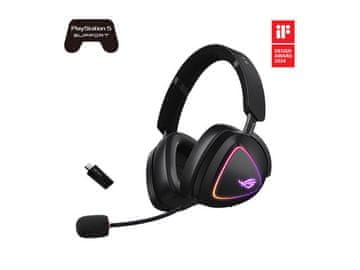 ASUS Slušalice ASUS ROG Delta II, Wireless, Bluetooth, crne