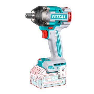 Total One-Stop Tools Akumulatorski udarni ključ 550Nm/1/2"/ INDUSTRIAL (Bez baterije) (TIWLI20551)