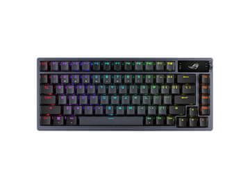 ASUS ROG Azoth bežičijana tipkovnica, ROG NX Red, PBT, OLED, RGB, USB, US