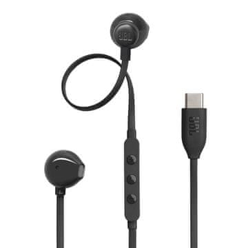 JBL Tune 305C žičane slušalice s USB-C priključkom, crne