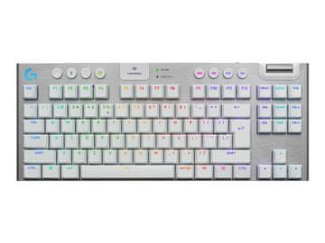 Logitech G915 X LIGHTSPEED TKL tipkovnica, GL taktilna, bežična, bijela, slovenski raspored