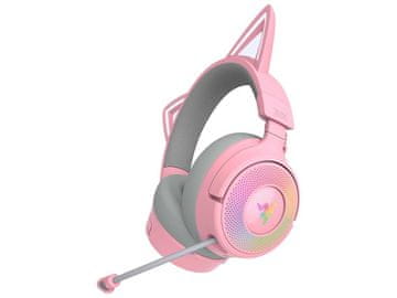 Razer Slušalice Razer Kraken Kitty V3 Pro Quartz, ružičaste