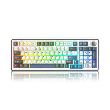White Shark tastatura GK-007252 EXCALIBUR L bijela/ HR