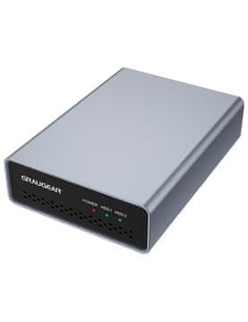 slomart GRAUGEAR G-25RD2-AC-10G kućište za HDD/SSD 2.5" srebrno, USB 3.2 Gen 2