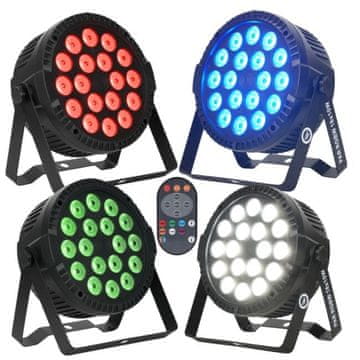 slomart LIGHT4ME PAR RGBW 18x10W scenski reflektor