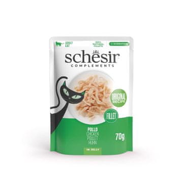 Schesir SCHESIR Pileći file u želeu - mokra hrana za mačke - 70g