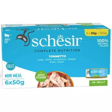 Schesir SCHESIR Tuna u želeu - mokra hrana za mačke - 6x50g