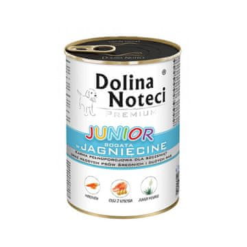 DOLINA NOTECI DOLINA NOTECI Premium Junior - Mokra hrana za pse s janjetinom - 400g