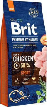 Brit BRIT Premium by Nature Sport Chicken - hrana za pse - 15 kg