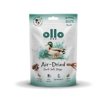 slomart OLLO Air-Dried Duck strips - poslastica za pse - 80 g