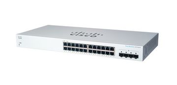 Cisco Cisco Business 220 Series CBS220-24T-4 Prekidač - 24x 1GbE, 4x SFP, Upravljani, Bijeli