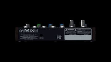 Mackie Mackie Mix8 8-kanalni audio mikser, 20 - 30000 Hz, crni
