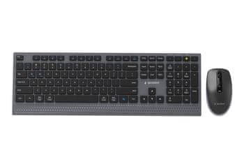 Gembird Gembird KBS-WPS-02 duo set, tipkovnica + miš, crni