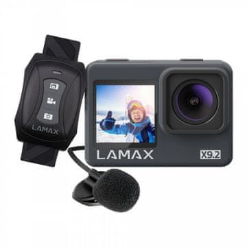LAMAX Lamax LAMAXX92 akcijska sportska kamera, 16 MP, 4K Ultra HD, Wi-Fi, 65 g, crna