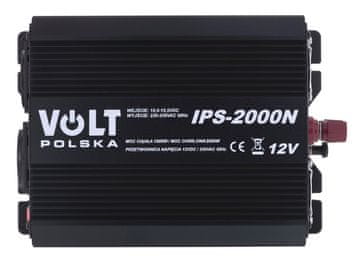 2.000 MAGIERA IPS 2000 N pretvarač napona 12V/230V, 1000W/2000W, crni